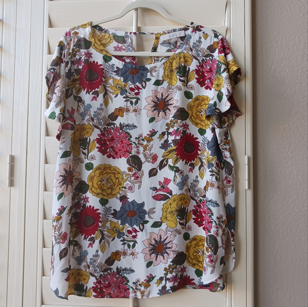 EUC Loft blouse